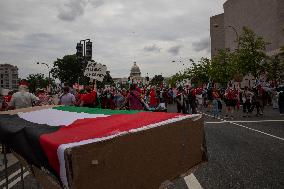 Pro-Palestinian Protest Over Netanyahu's Visit In USA