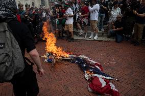 Pro-Palestinian Protest Over Netanyahu's Visit In USA