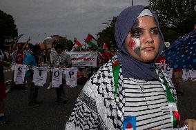 Pro-Palestinian Protest Over Netanyahu's Visit In USA