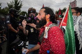 Pro-Palestinian Protest Over Netanyahu's Visit In USA