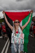 Thousands Protest As Netanyahu Addresses US Congress - Washington