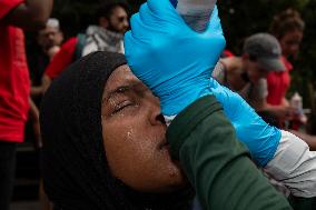 Thousands Protest As Netanyahu Addresses US Congress - Washington