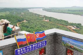 The Estuary of the Tumen River in Hunchun