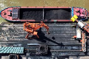 Meishan Iron and Steel Plant Raw Material Terminal in Nanjing