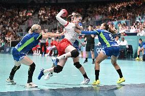 Paris 2024 - Women's Handball - Slovenia v Denmark