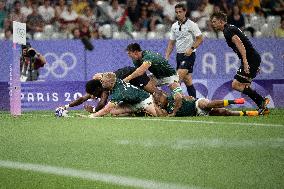 Paris 2024 - Rugby Sevens - New Zeleand v South Africa