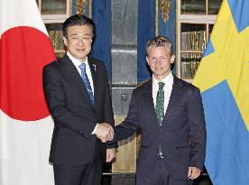 Japan-Sweden defense talks in Stockholm