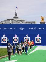 (PARIS2024)FRANCE-PARIS-ARCHERY-WOMEN'S INDIVIDUAL RANKING ROUND