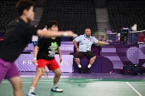 (PARIS2024)FRANCE-PARIS-BADMINTON-TRAINING