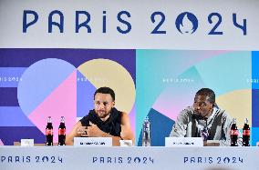 (PARIS2024)FRANCE-PARIS-U.S.-MEN'S BASKETBALL-PRESS CONFERENCE