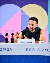 (PARIS2024)FRANCE-PARIS-U.S.-MEN'S BASKETBALL-PRESS CONFERENCE