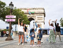 (PARIS2024)FRANCE-PARIS-CHINESE AEROBIC EXERCISE-EXPERIENCE