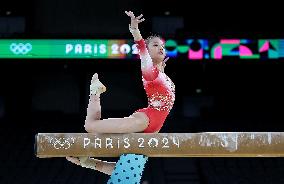 (PARIS2024)FRANCE-PARIS-ARTISTIC GYMNASTICS-TRAINING