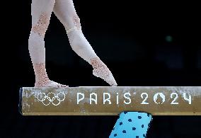 (PARIS2024)FRANCE-PARIS-ARTISTIC GYMNASTICS-TRAINING