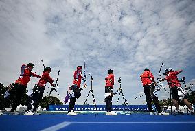 (PARIS2024)FRANCE-PARIS-ARCHERY-MEN'S INDIVIDUAL RANKING ROUND