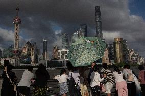 Shanghai Prepare For The Typhoon Gaemi