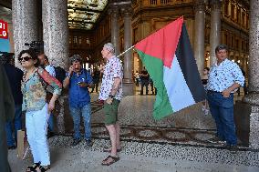 Demonstration in favor of Palestine