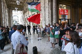 Demonstration in favor of Palestine