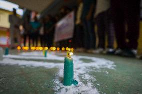 Nepali Students Hold Candle Light Vigil A Day After Fatal Aircrash That Left 18 Dead