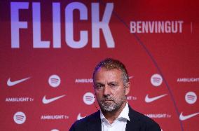 FC Barcelona Unveil New Head Coach Hansi Flick