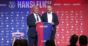 FC Barcelona Unveil New Head Coach Hansi Flick