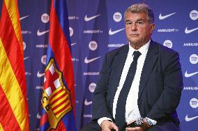 FC Barcelona Unveil New Head Coach Hansi Flick