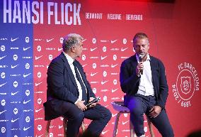 FC Barcelona Unveil New Head Coach Hansi Flick