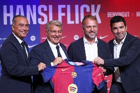 FC Barcelona Unveil New Head Coach Hansi Flick