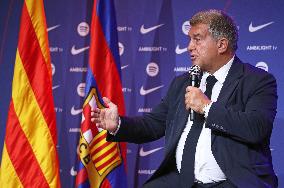 FC Barcelona Unveil New Head Coach Hansi Flick