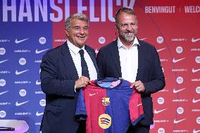 FC Barcelona Unveil New Head Coach Hansi Flick