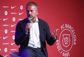 FC Barcelona Unveil New Head Coach Hansi Flick