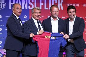 FC Barcelona Unveil New Head Coach Hansi Flick