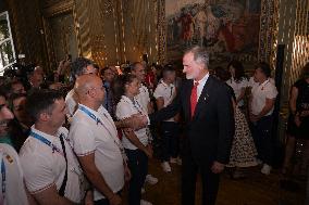 Paris 2024 - Reception In Honor Of The Spanish Olympic Team