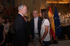 Paris 2024 - Reception In Honor Of The Spanish Olympic Team