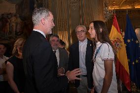 Paris 2024 - Reception In Honor Of The Spanish Olympic Team