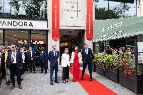 King and Queen of Denmark Inaugurate the Denmark Pavilion - Paris