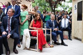 King and Queen of Denmark Inaugurate the Denmark Pavilion - Paris