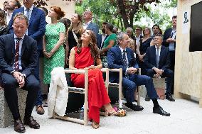 King and Queen of Denmark Inaugurate the Denmark Pavilion - Paris