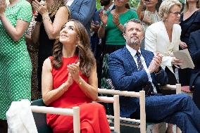 King and Queen of Denmark Inaugurate the Denmark Pavilion - Paris