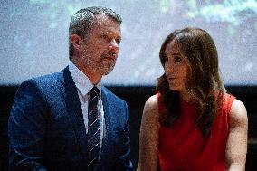 King and Queen of Denmark Inaugurate the Denmark Pavilion - Paris