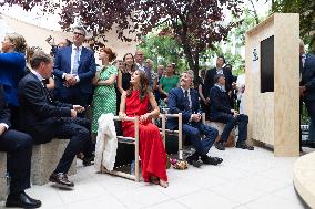 King and Queen of Denmark Inaugurate the Denmark Pavilion - Paris