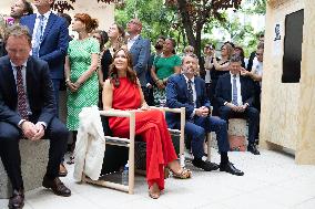 King and Queen of Denmark Inaugurate the Denmark Pavilion - Paris