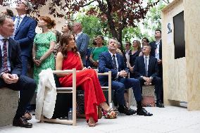 King and Queen of Denmark Inaugurate the Denmark Pavilion - Paris