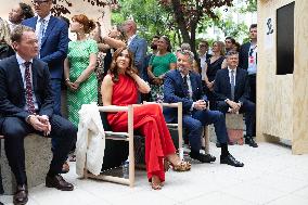 King and Queen of Denmark Inaugurate the Denmark Pavilion - Paris