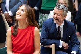 King and Queen of Denmark Inaugurate the Denmark Pavilion - Paris