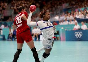 (PARIS2024) FRANCE-PARIS-HANDBALL-WOMEN-PRELIMINARY ROUND-FRA VS HUN