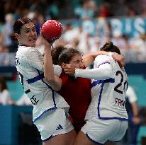 (PARIS2024) FRANCE-PARIS-HANDBALL-WOMEN-PRELIMINARY ROUND-FRA VS HUN