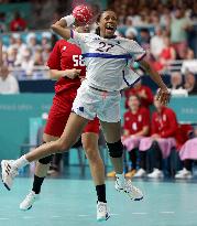 (PARIS2024) FRANCE-PARIS-HANDBALL-WOMEN-PRELIMINARY ROUND-FRA VS HUN