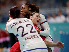 (PARIS2024) FRANCE-PARIS-HANDBALL-WOMEN-PRELIMINARY ROUND-FRA VS HUN