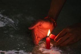 Nepal Holds Vigil For Airplane Crash Victims